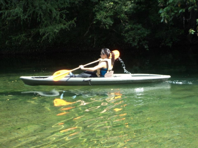 Kayak en el rio